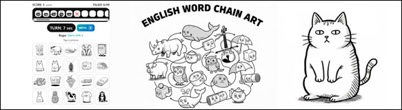 English Word Chain Art